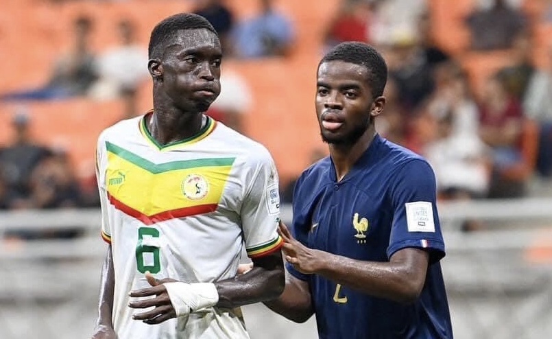 Daouda Diongue lors d'un match avec l'académie Darou Salam