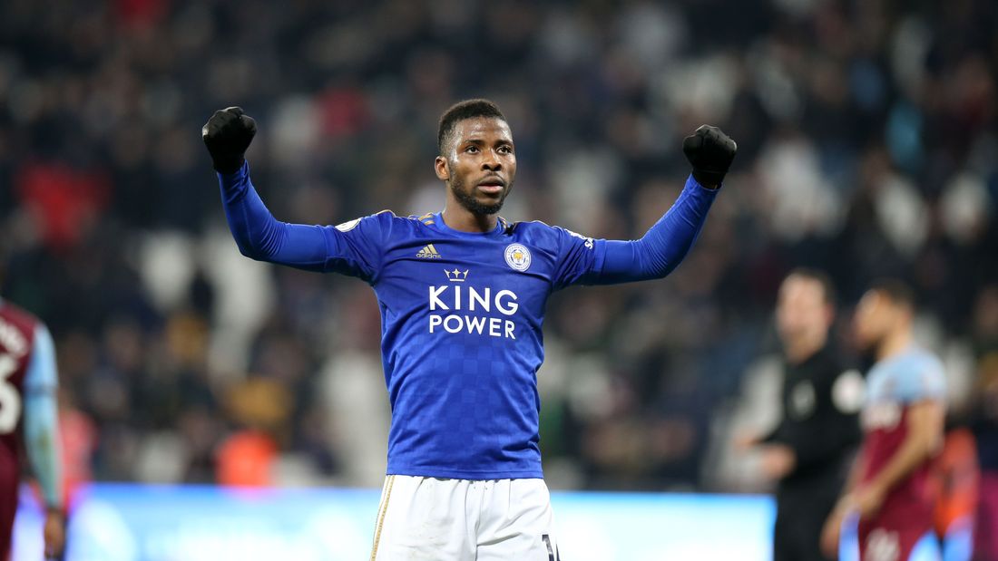 Kelechi Iheanacho in action for Leicester City