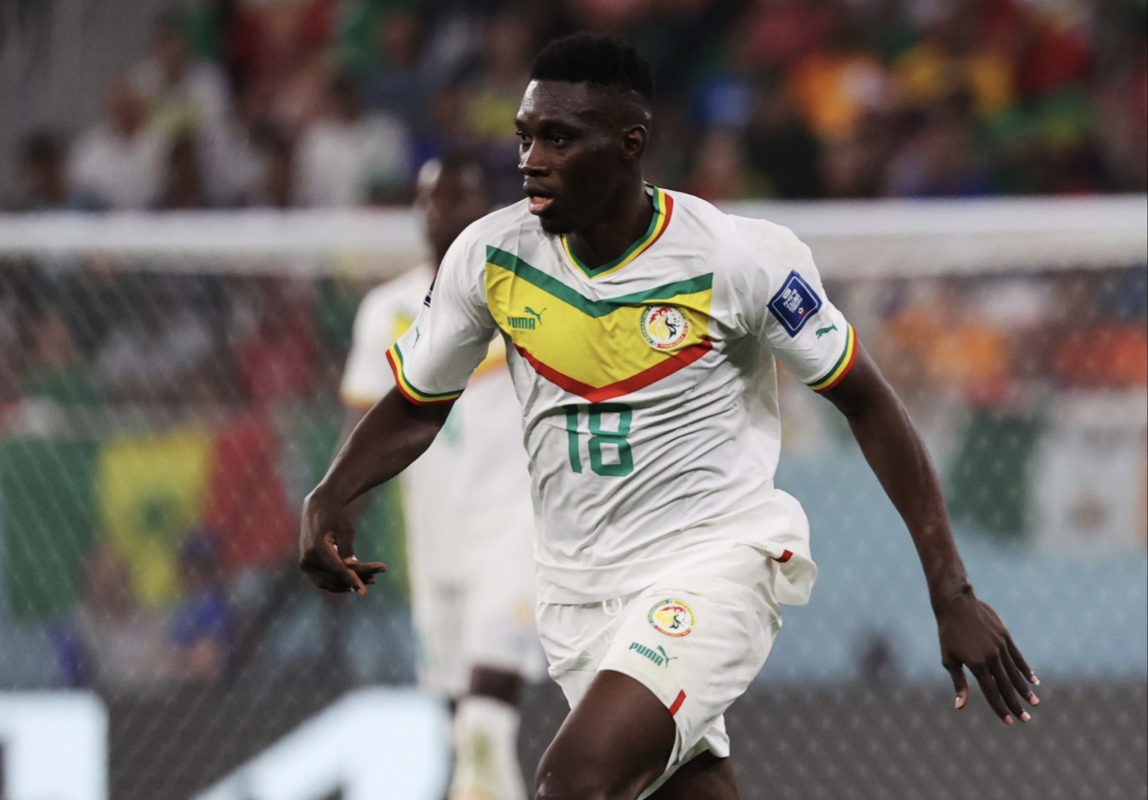 Ismaila Sarr lors de la Coupe d'Afrique des Nations