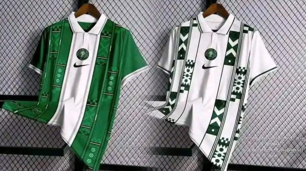 Nouveaux maillots des Super Eagles pour la Coupe d'Afrique des Nations 2023