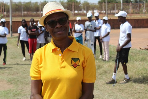 Sanglier Niagalé Mariam Diané, réélue à la tête de la Fédération malienne de golf