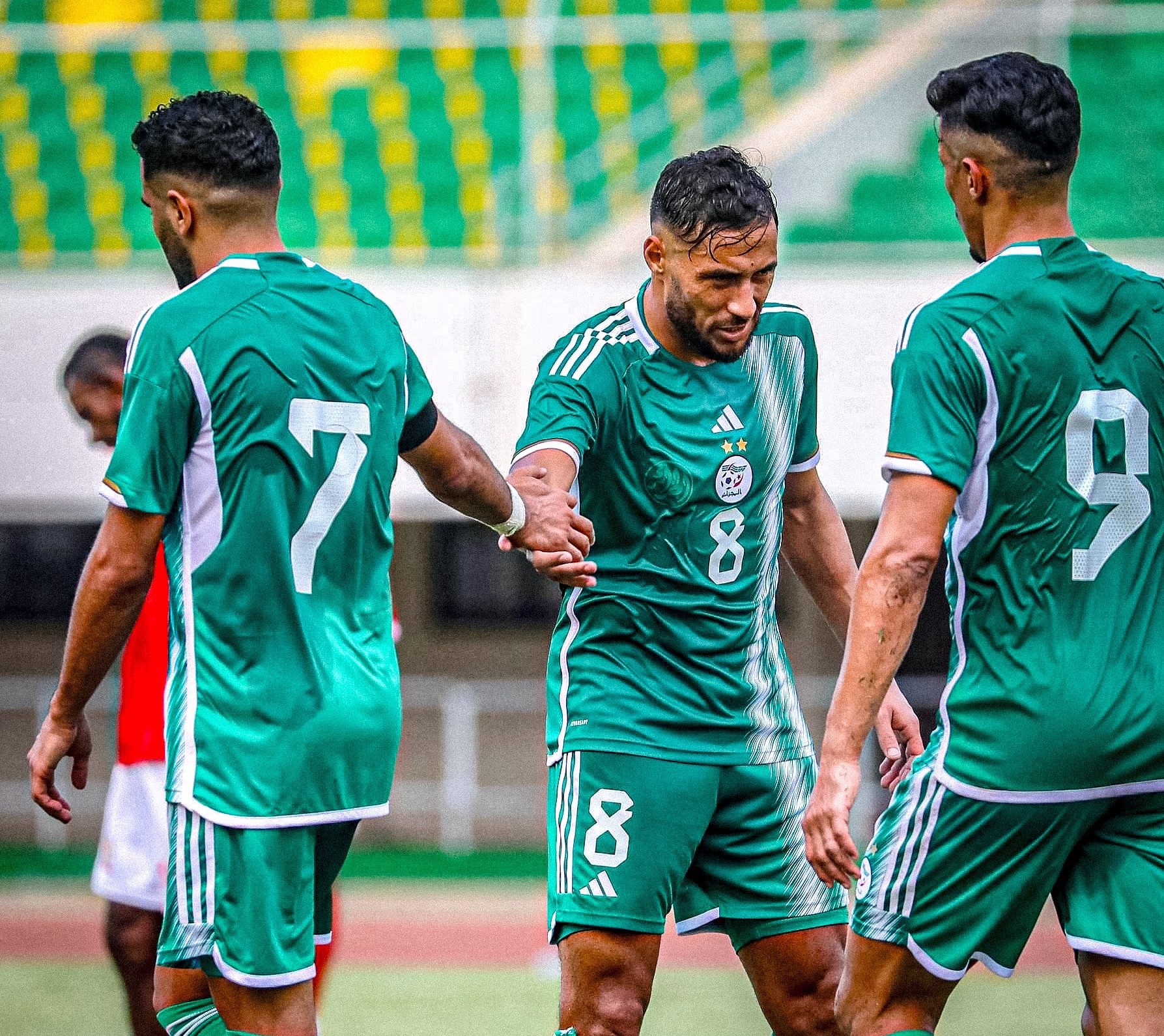 Photo du match entre l'Algérie et le Burundi