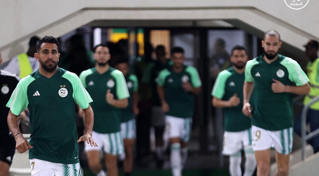 Ramy Bensebaïni marque un but lors du match Algérie-Togo