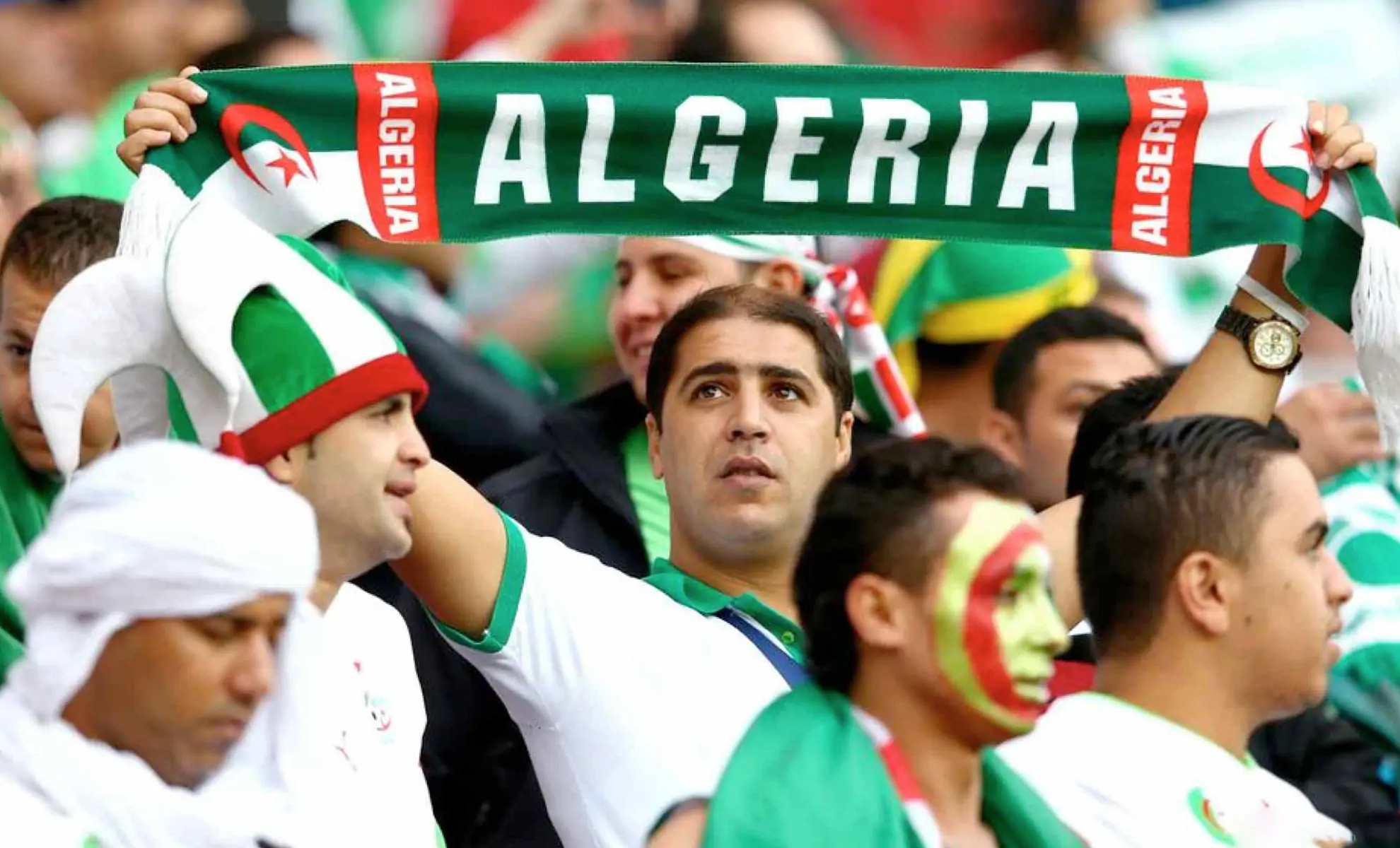 Drapeau de l'Algérie lors de la CAN 2023