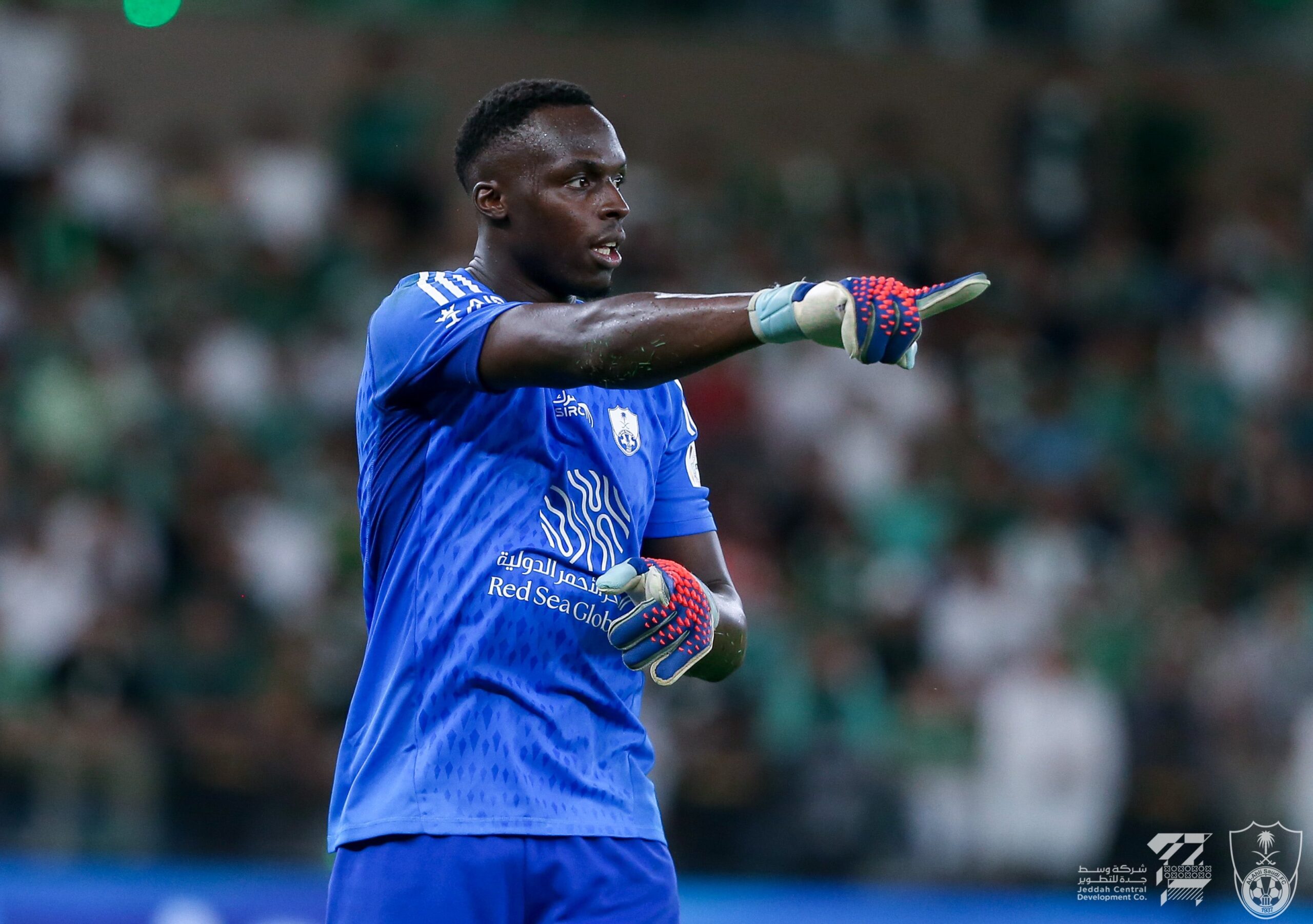 Édouard Mendy lors d'un match en Saudi Pro League