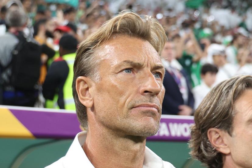 Hervé Renard lors d'une conférence de presse