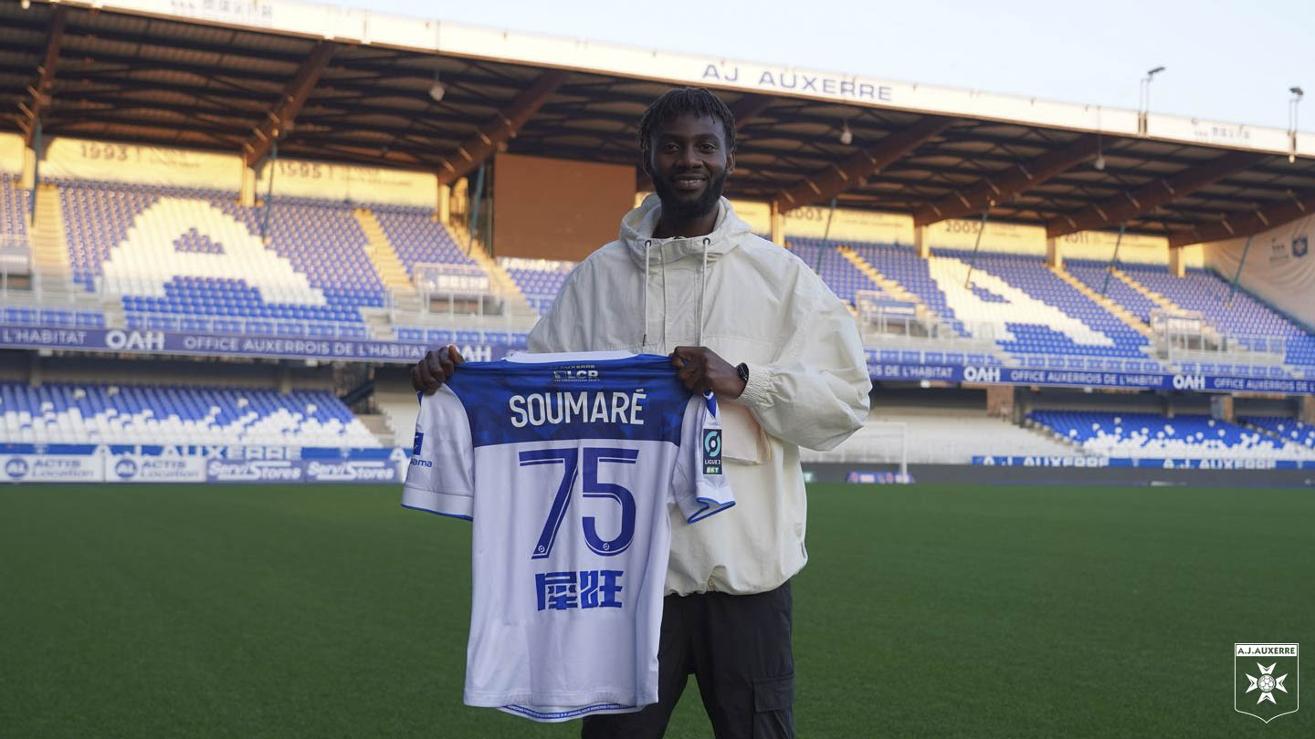 Issa Soumaré, nouvel attaquant de l'AJ Auxerre