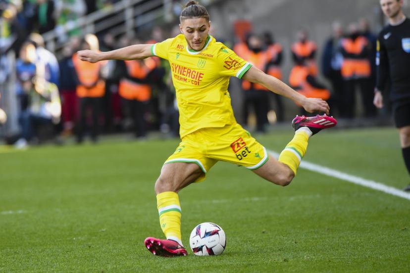 Jaouen Hadjam, arrière gauche du FC Nantes