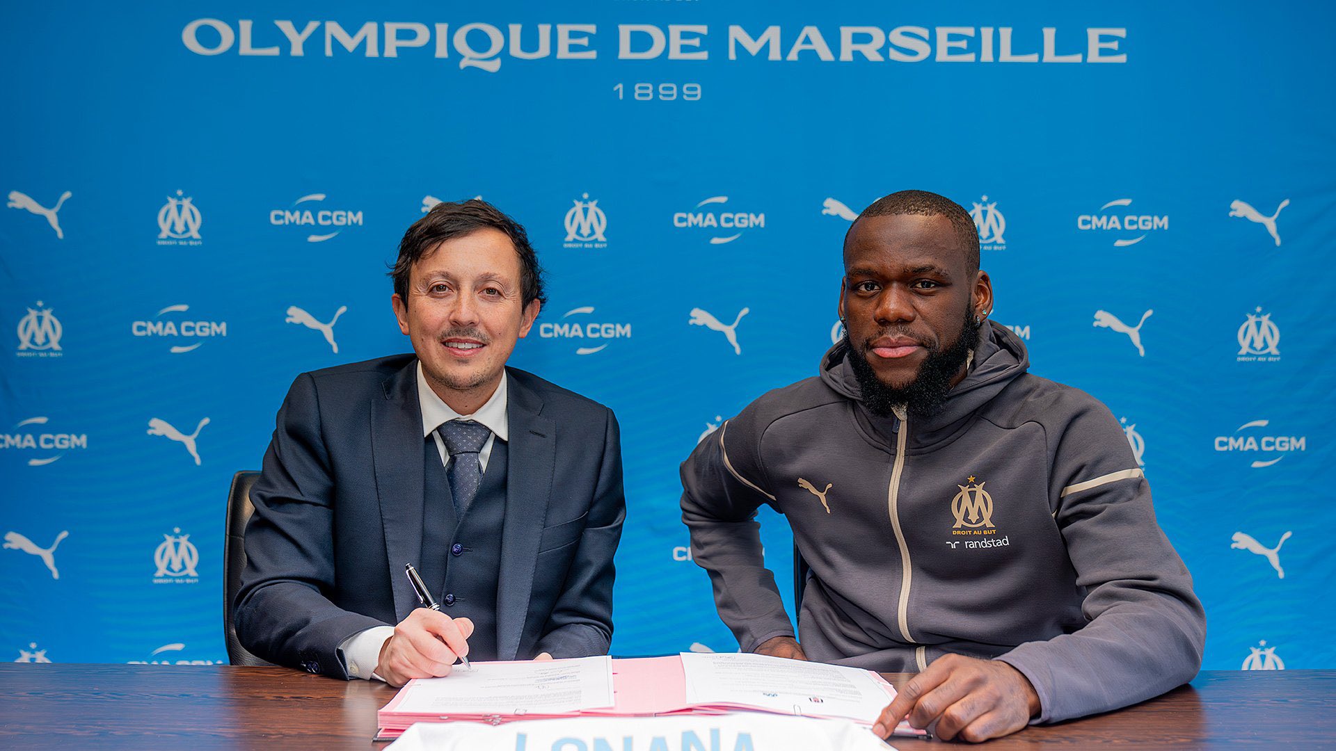 Jean Onana - nouveau joueur de l'Olympique de Marseille