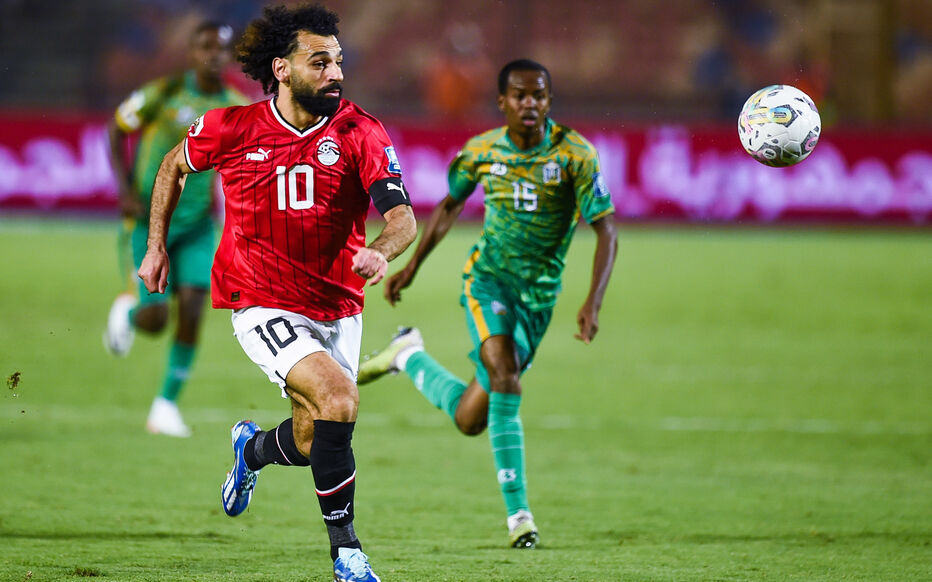 Mohamed Salah lors de la Coupe d'Afrique des Nations