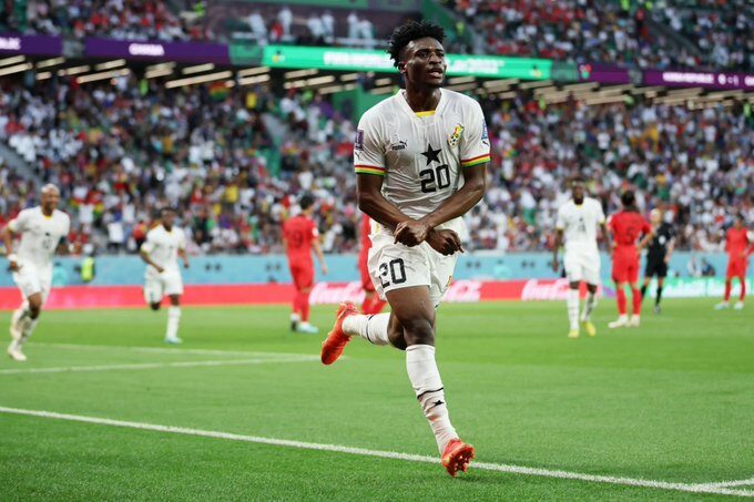 Mohammed Kudus lors d'un match du Ghana à la CAN 2023