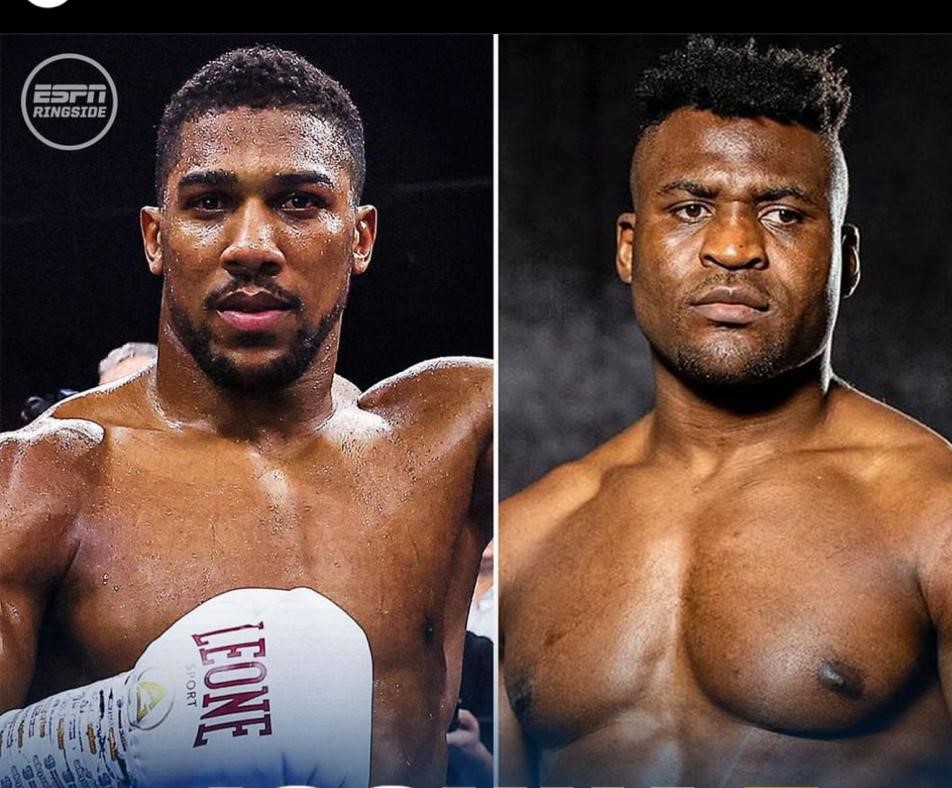 Francis Ngannou vs Anthony Joshua boxing match