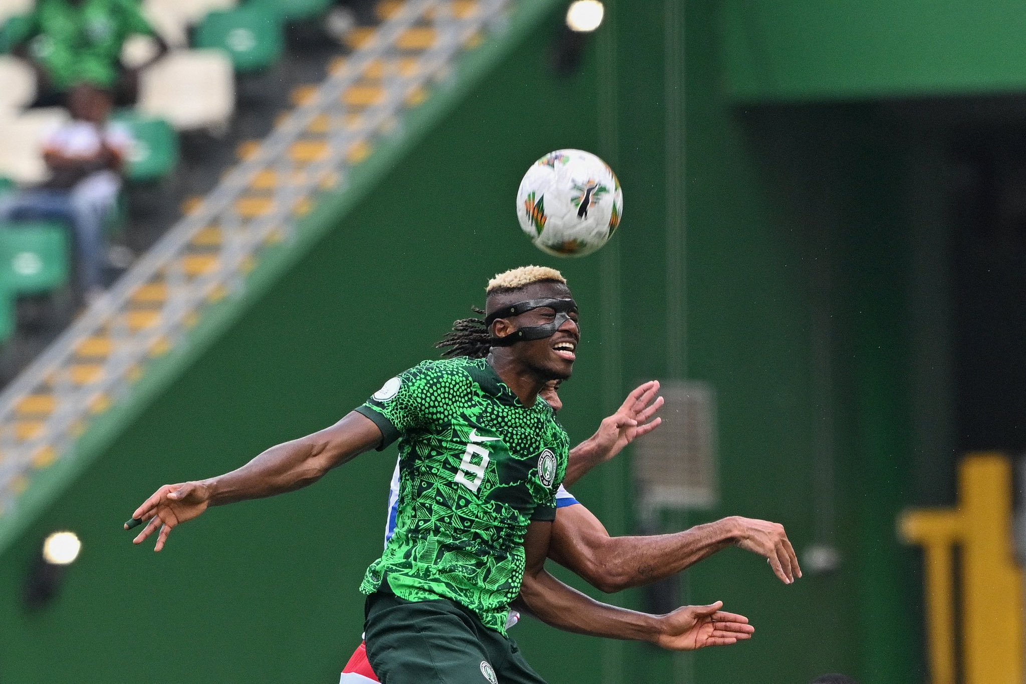 Joueur du Nigeria lors du match contre la Guinée Equatoriale