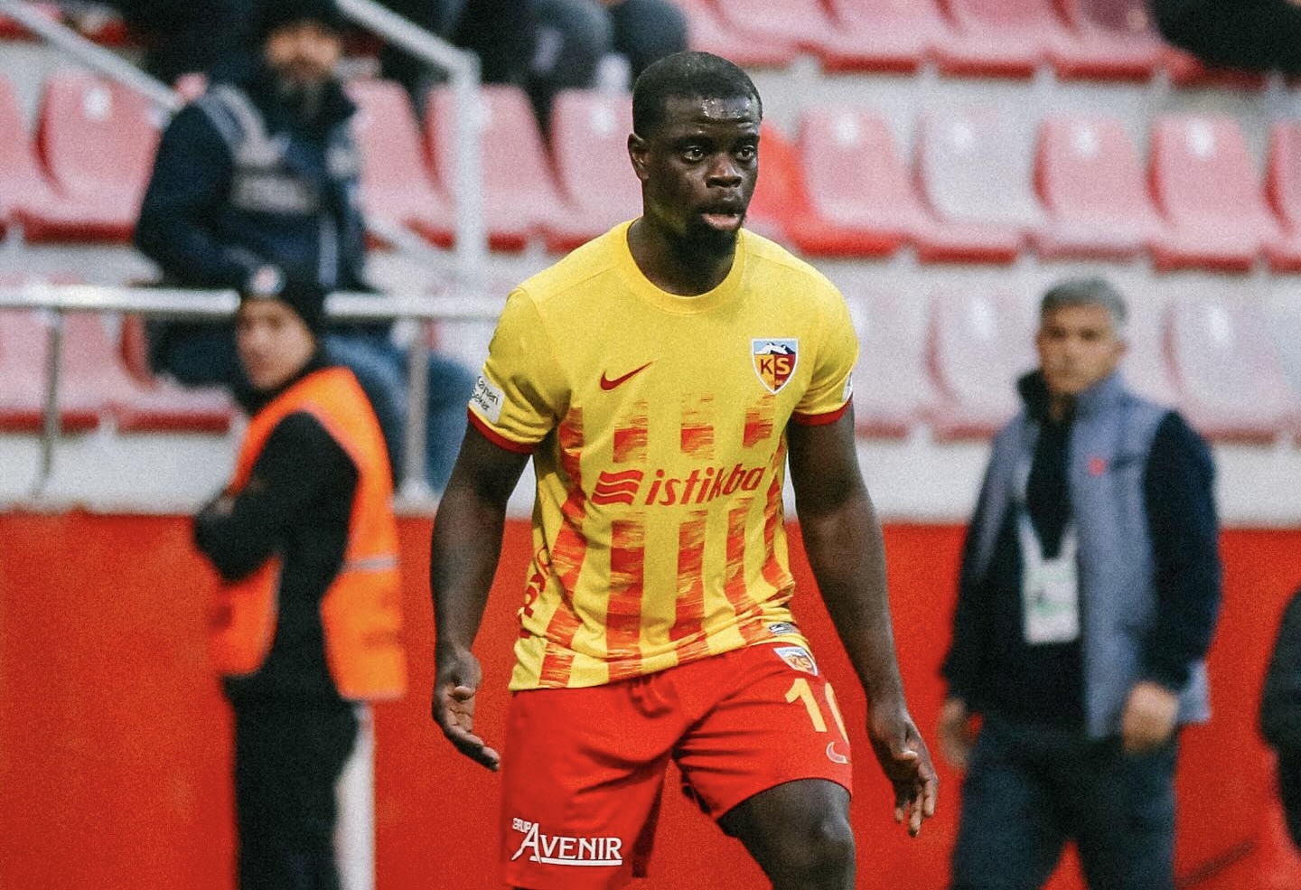 Olivier Kemen lors d'un match avec Kayserispor