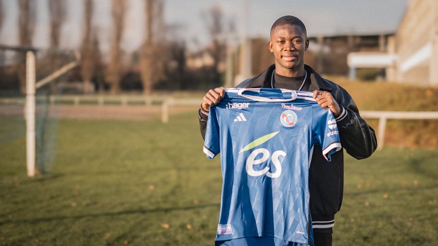 Photo de Patrick Ouotro, nouvel attaquant du Racing Club de Strasbourg