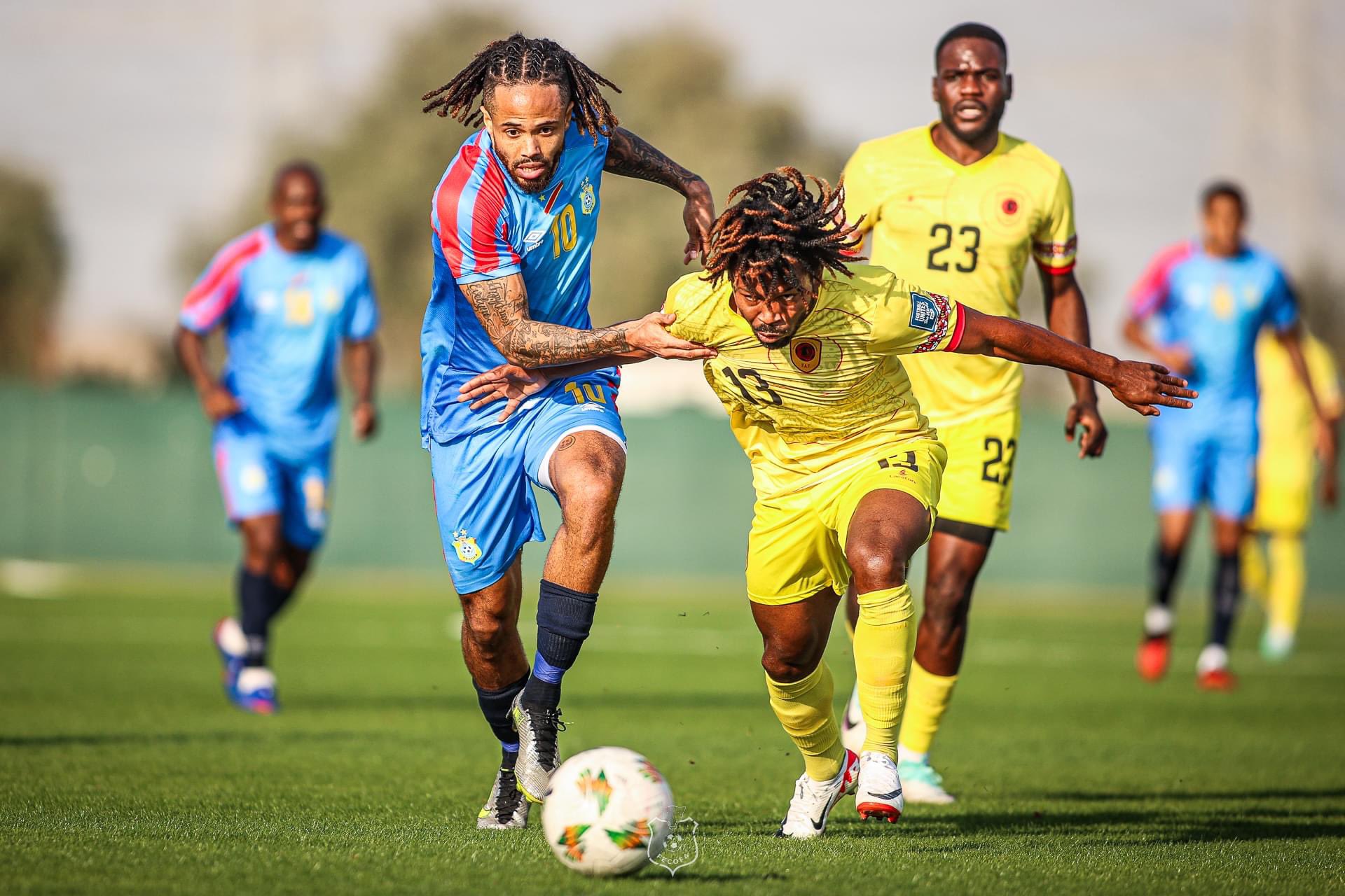 Léopards de la RD Congo contre l'équipe nationale d'Angola