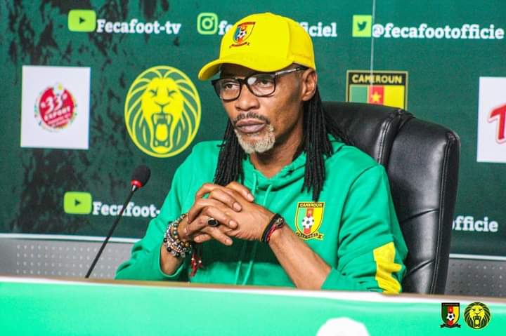 Rigobert Song en conférence de presse avant le match contre le Nigeria