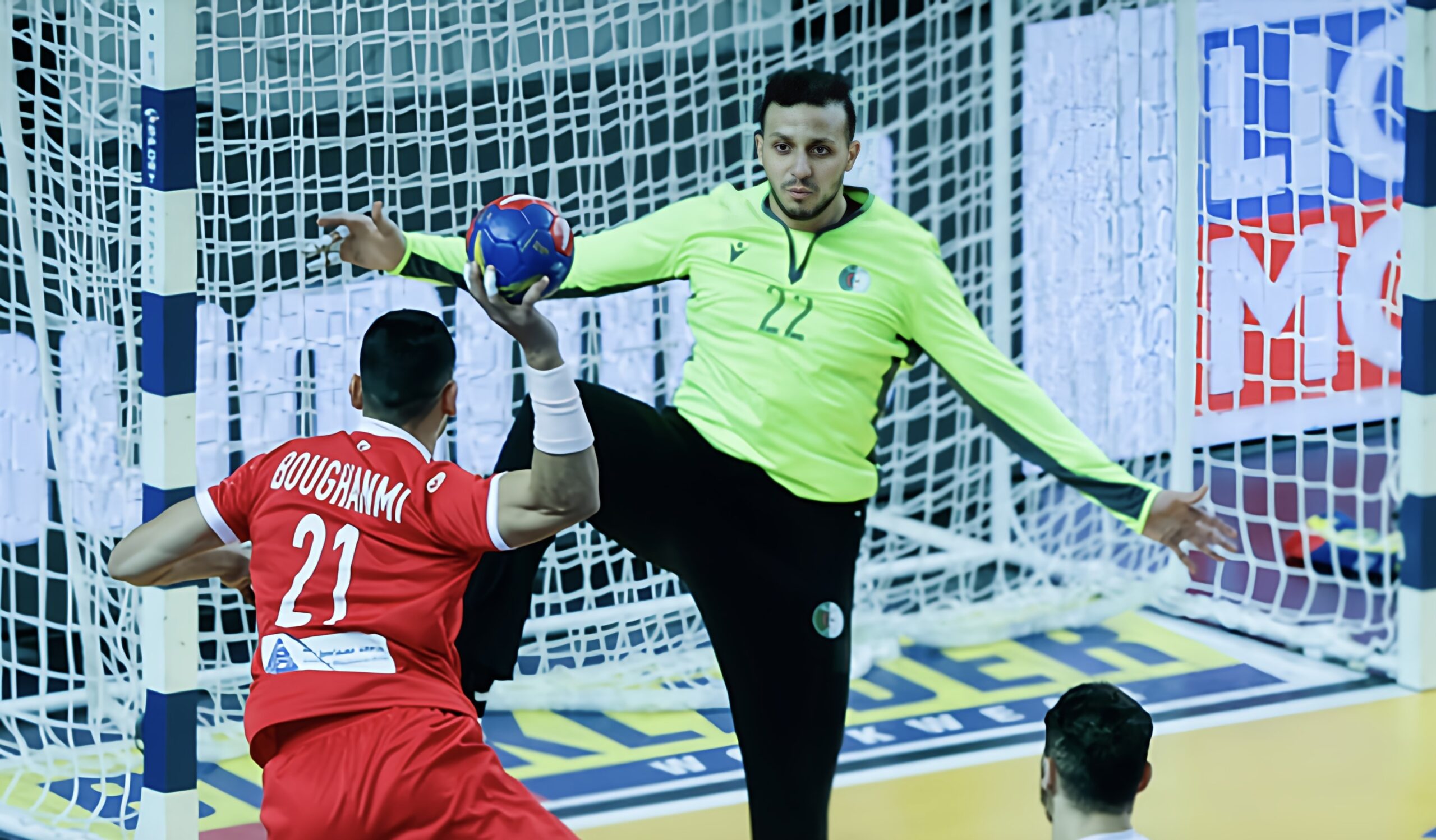 Match de handball entre la Tunisie et l'Algérie