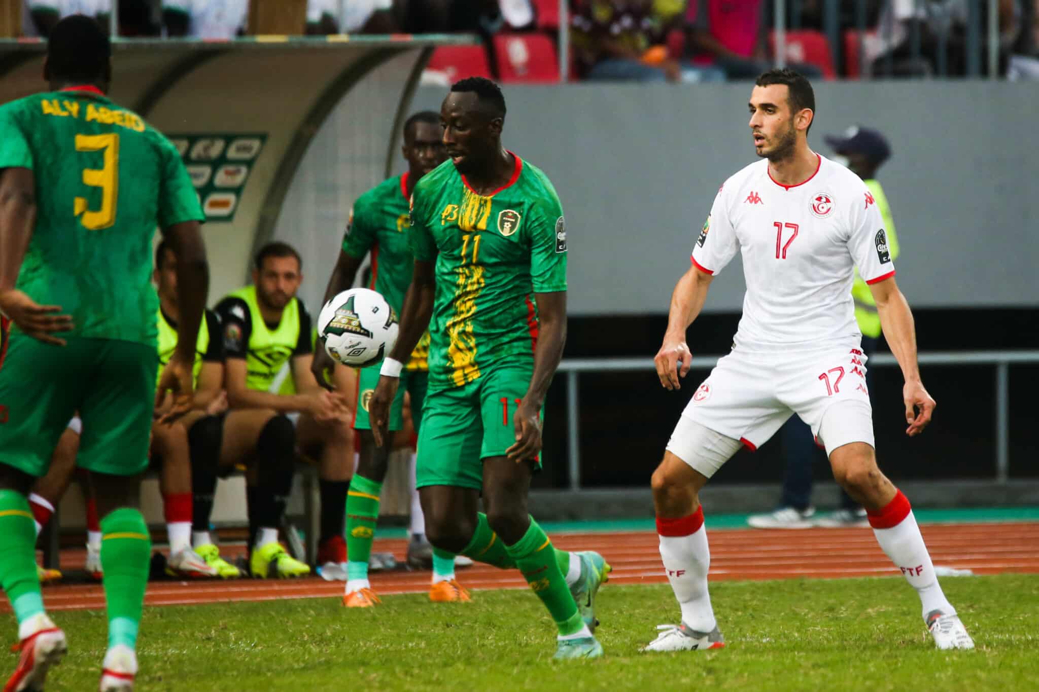 Photo du match entre la Tunisie et la Mauritanie