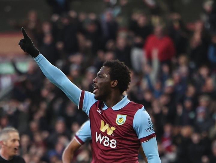 David Datro Fofana celebrating his goal against Fulham