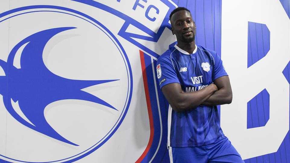 Famara Diedhiou en action pour Cardiff City