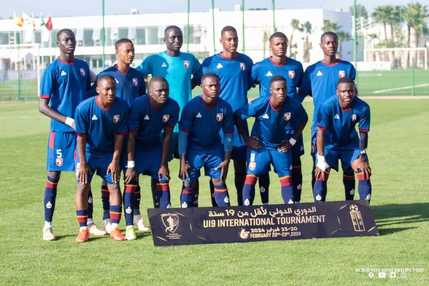 Génération Foot team in the U19 International Tournament