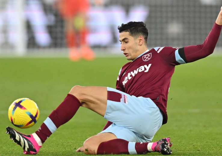 Nayef Aguerd, joueur de West Ham