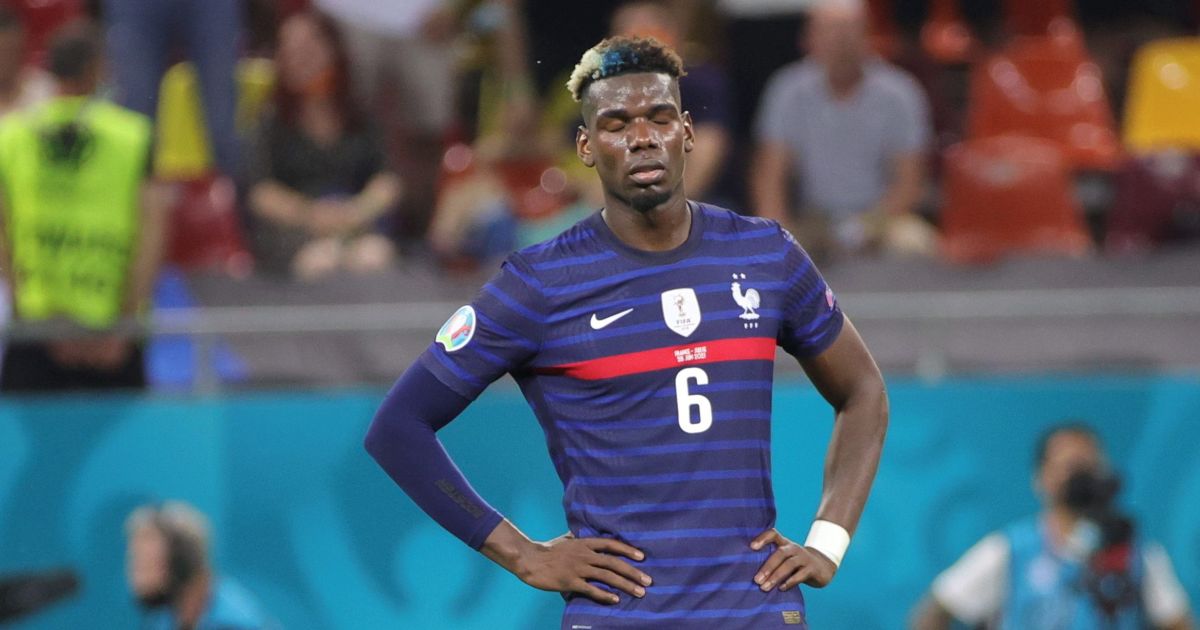 Paul Pogba lors d'un match de football