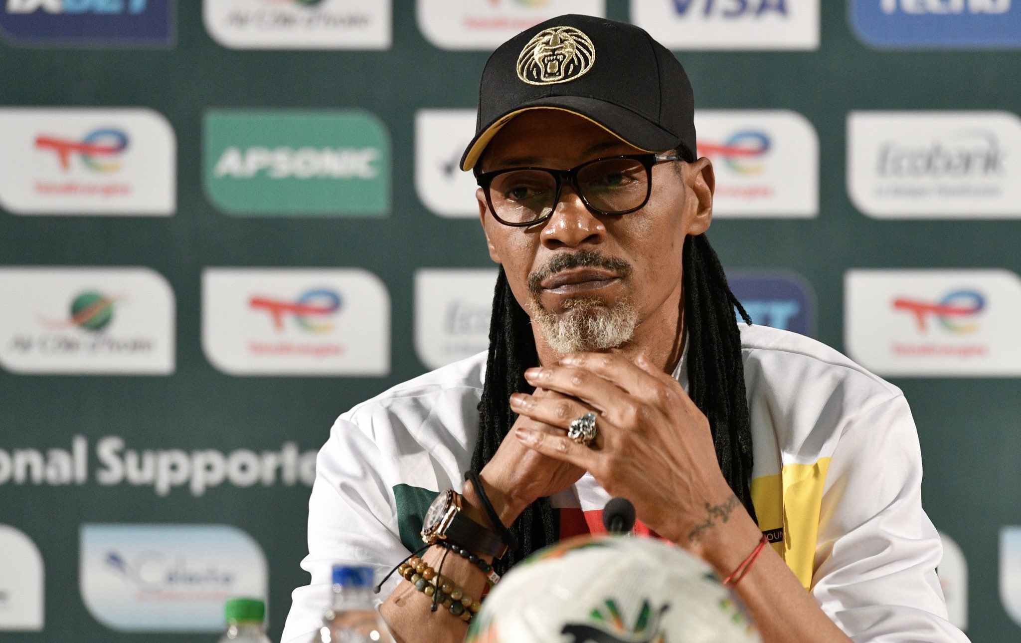 Rigobert Song, sélectionneur des Lions Indomptables