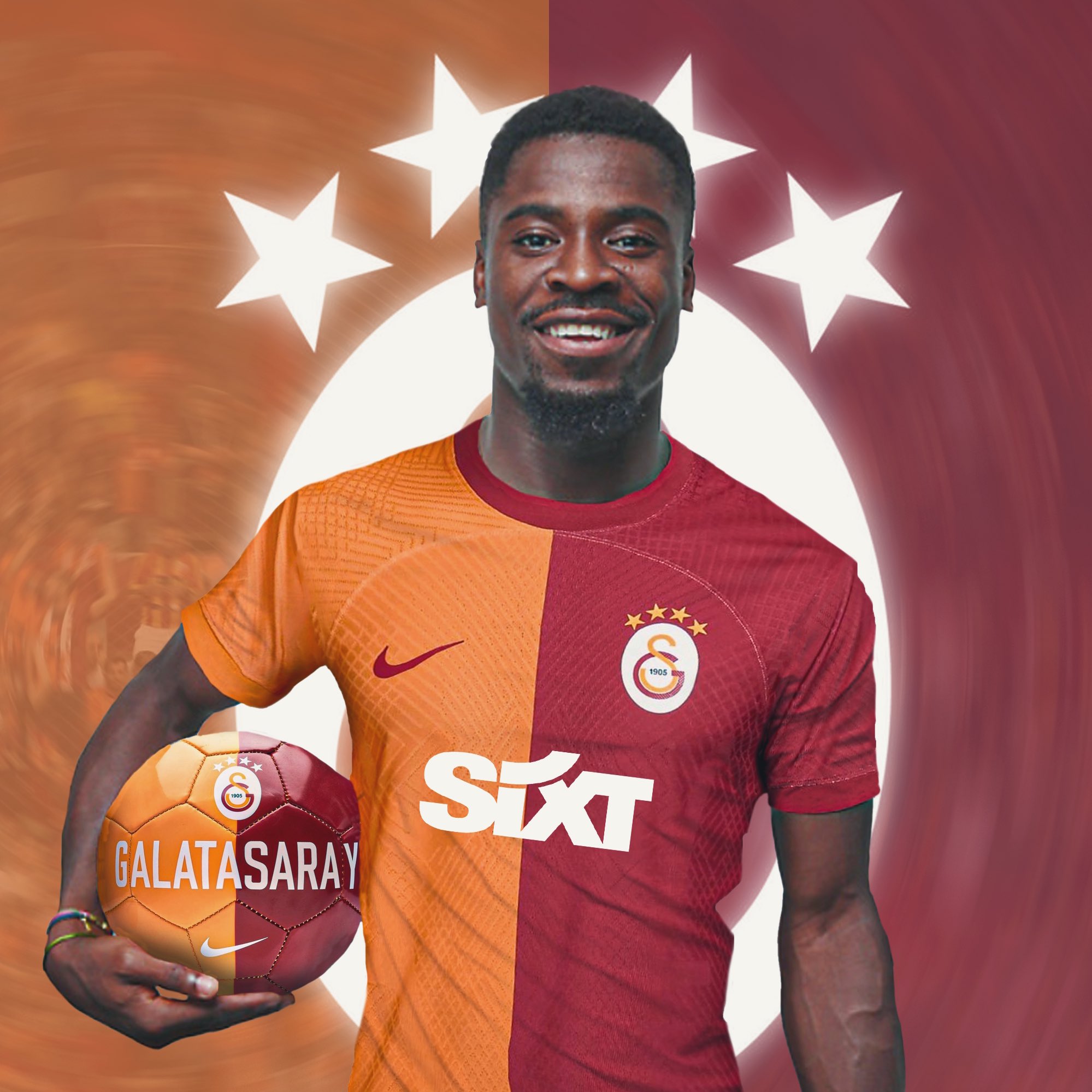 Serge Aurier jouant pour Galatasaray