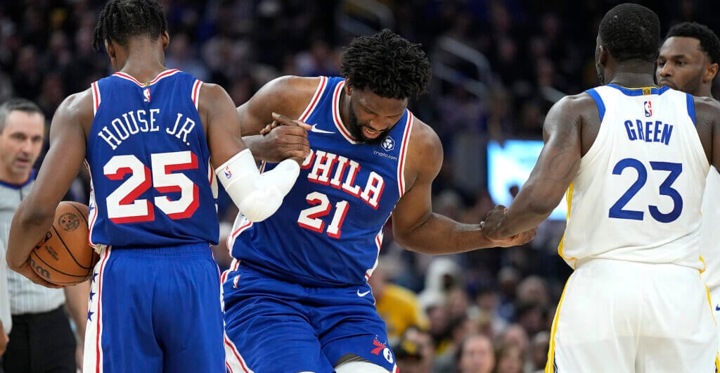 Nicolas Batum lors d'un match des Sixers sans Joel Embiid