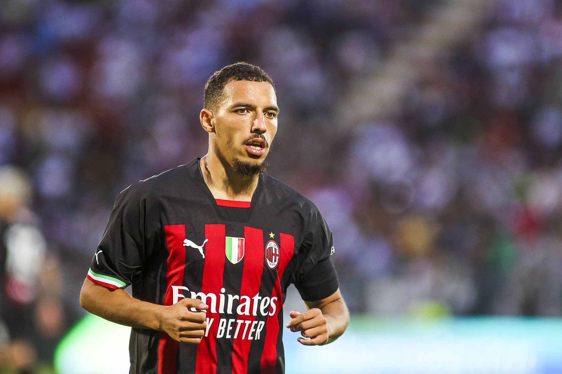 Ismaël Bennacer lors d'un match du Milan AC