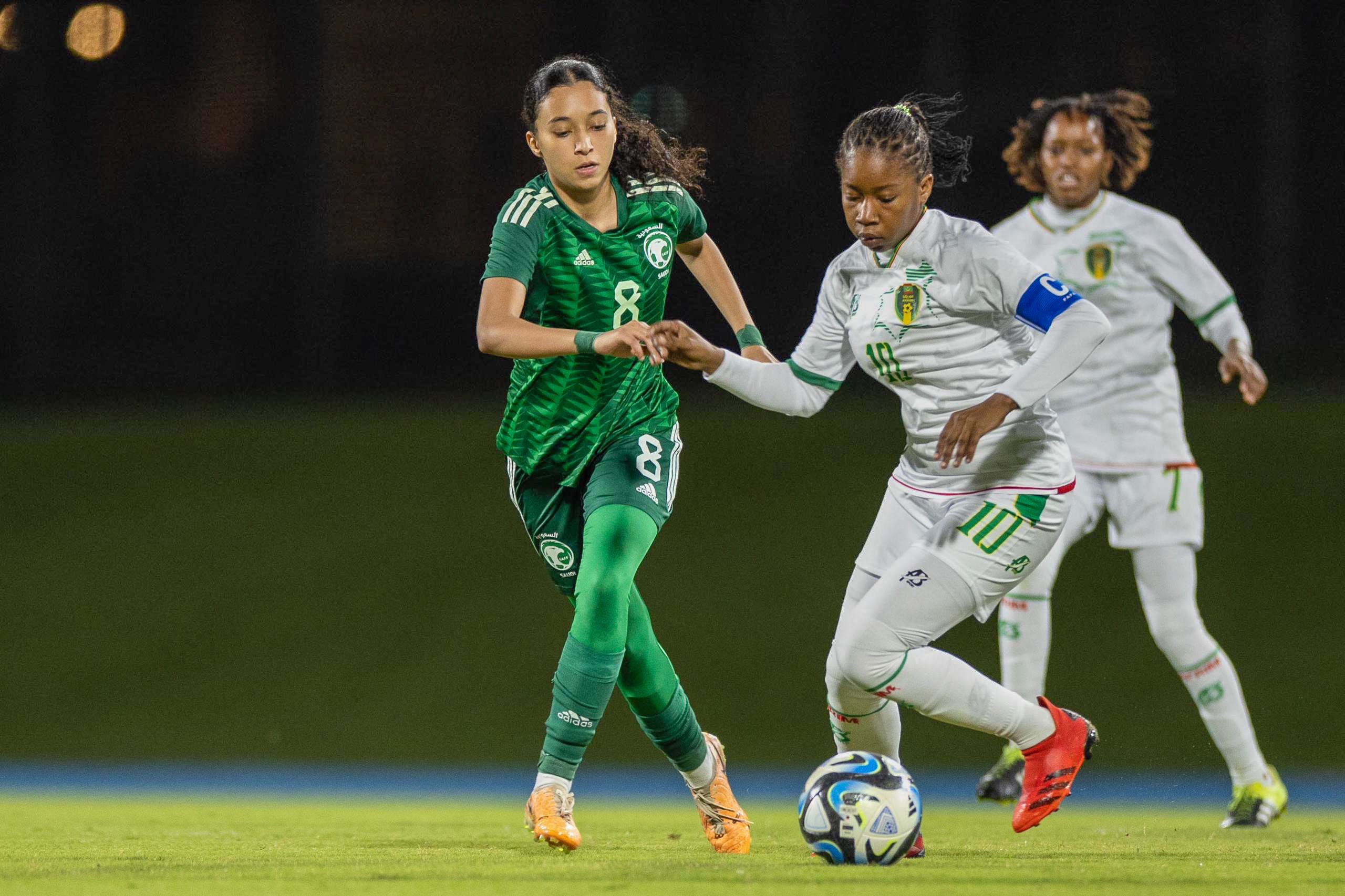 Joueuses de l'équipe féminine U20 de la Mauritanie