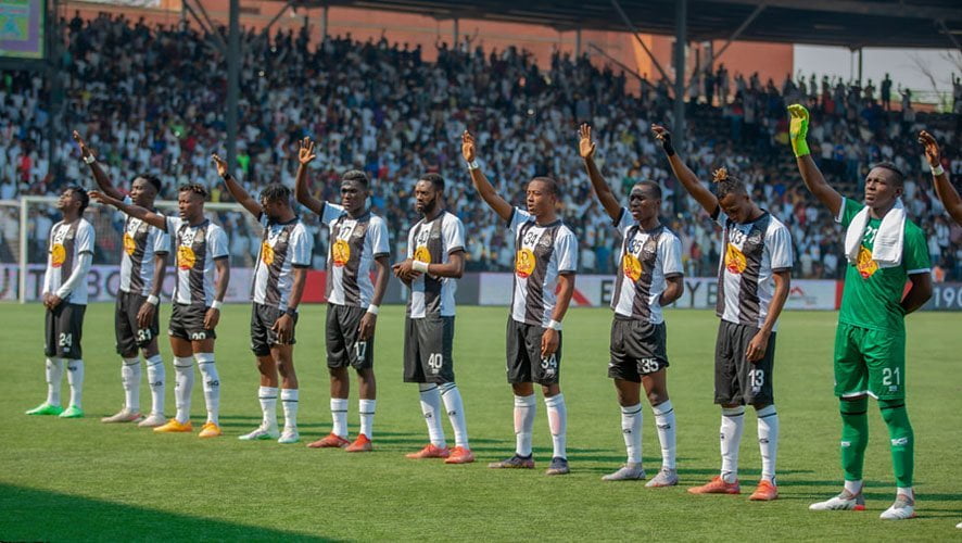 Photo de TP Mazembe et Petro Luanda lors du match en quarts de finale aller de la Ligue des champions