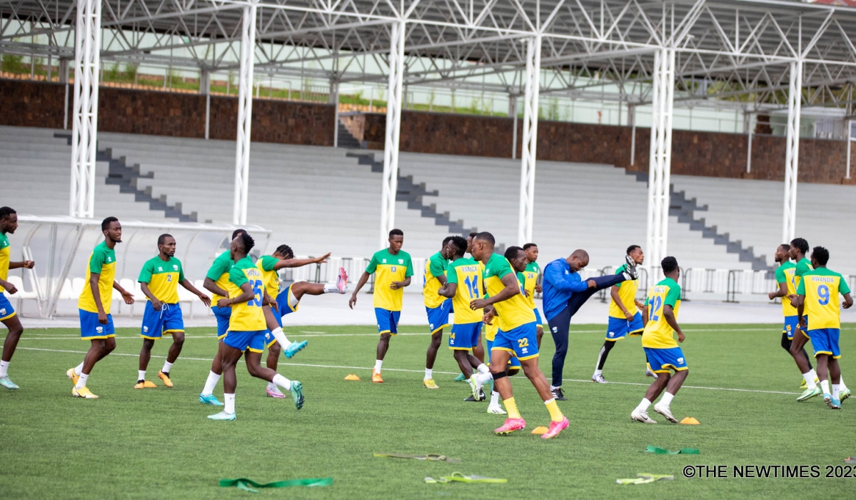 Les Amavubi du Rwanda lors d'un match