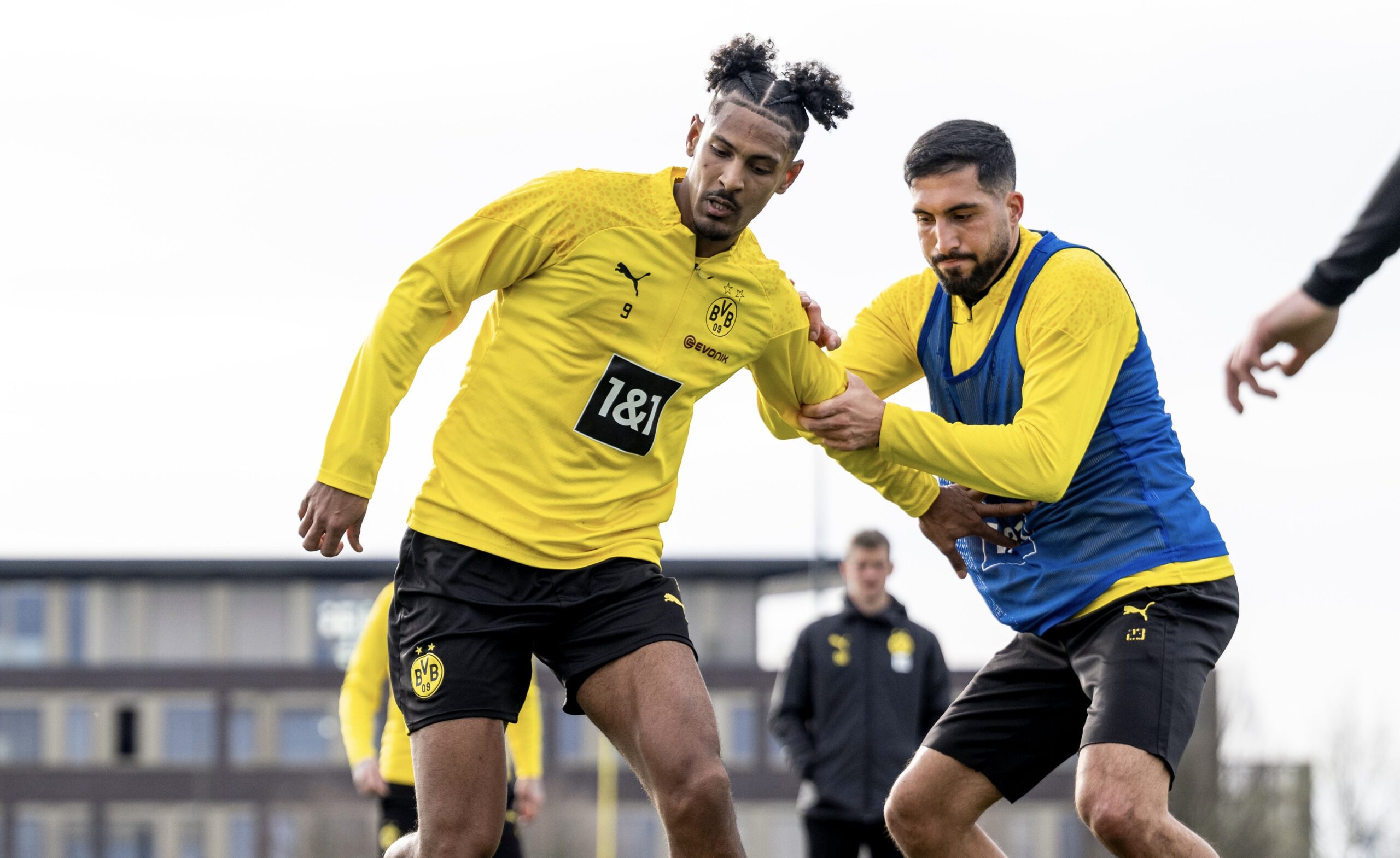 Sébastien Haller lors de l'entrainement