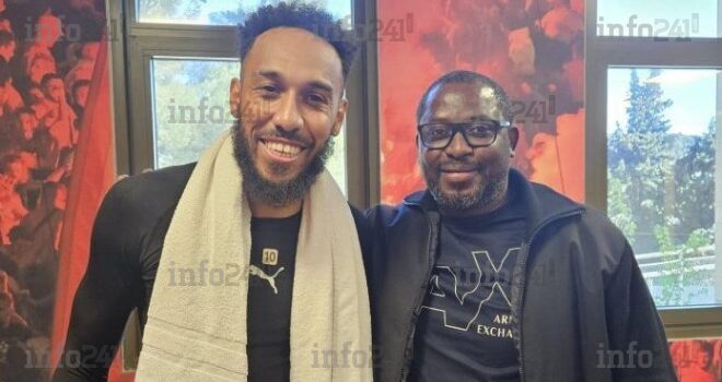 Thierry Mouyouma et Pierre-Emerick Aubameyang discutent de l'avenir des Panthères