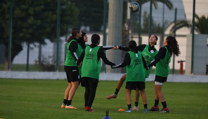 Joueuses de l'équipe nationale féminine de football d'Algérie