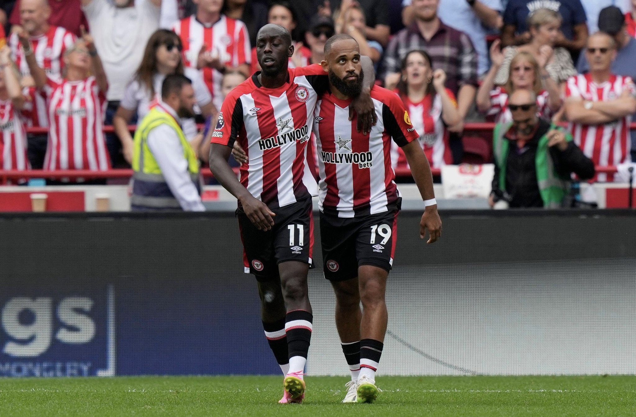 Brentford vs Aston Villa match