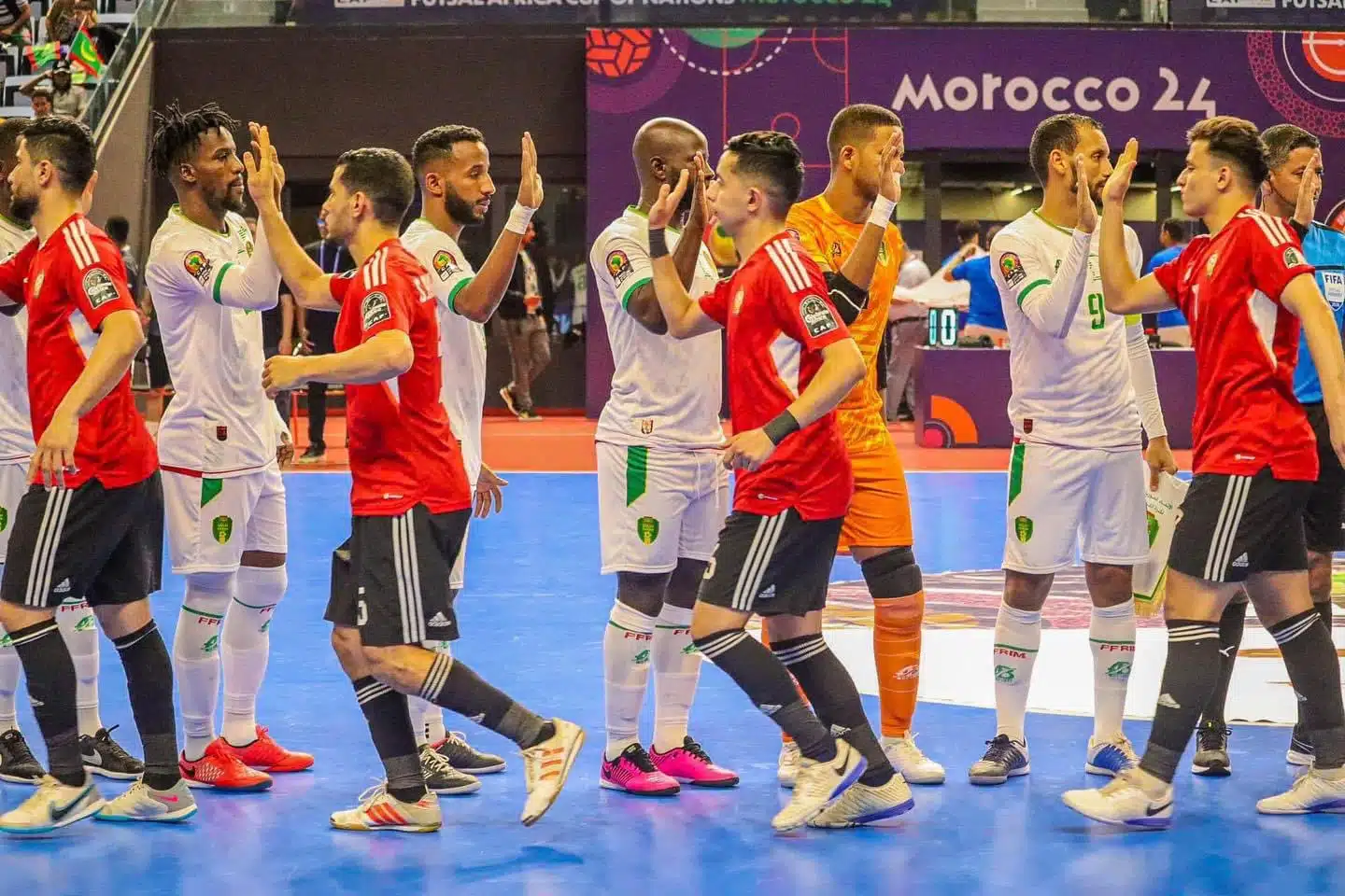 Équipe de futsal de la Libye lors de la CAN 2022