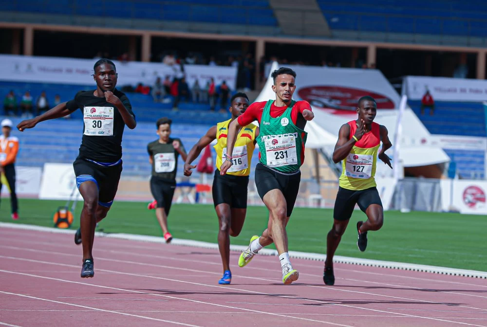 Athlètes au Meeting international Moulay El Hassan