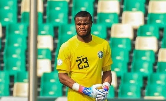 Stanley Nwabali lors de la dernière Coupe d'Afrique des Nations