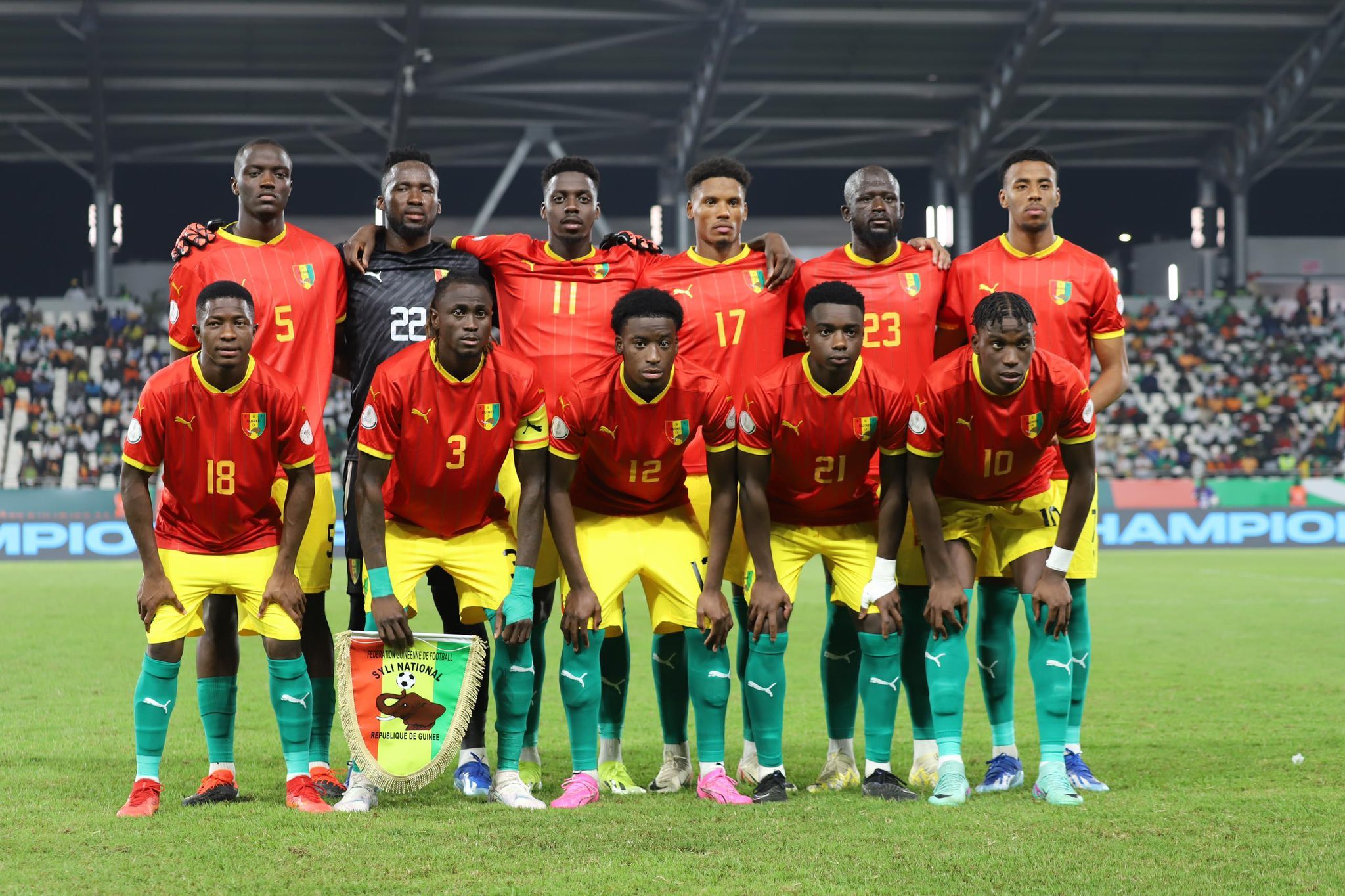 La sélection de la Guinée pour les éliminatoires de la Coupe du Monde 2026