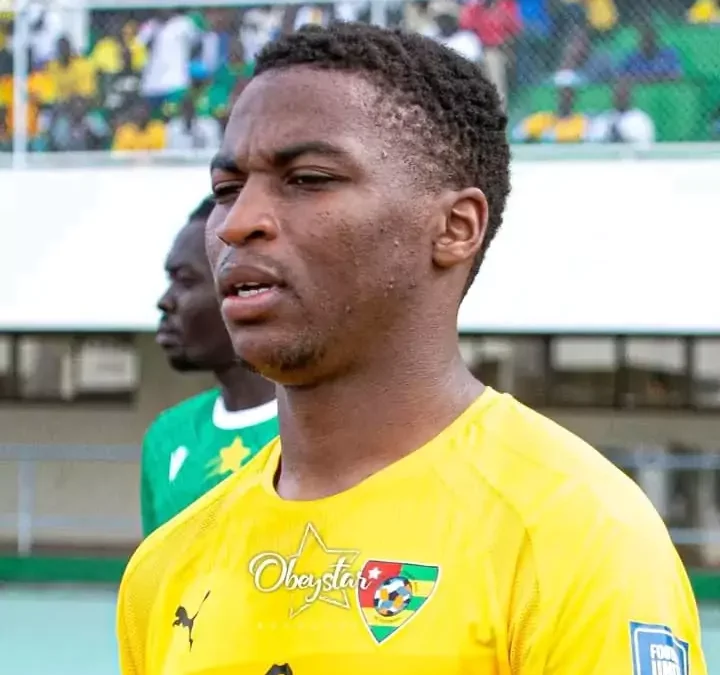 Loïc Bessilé, défenseur de l'équipe du Togo