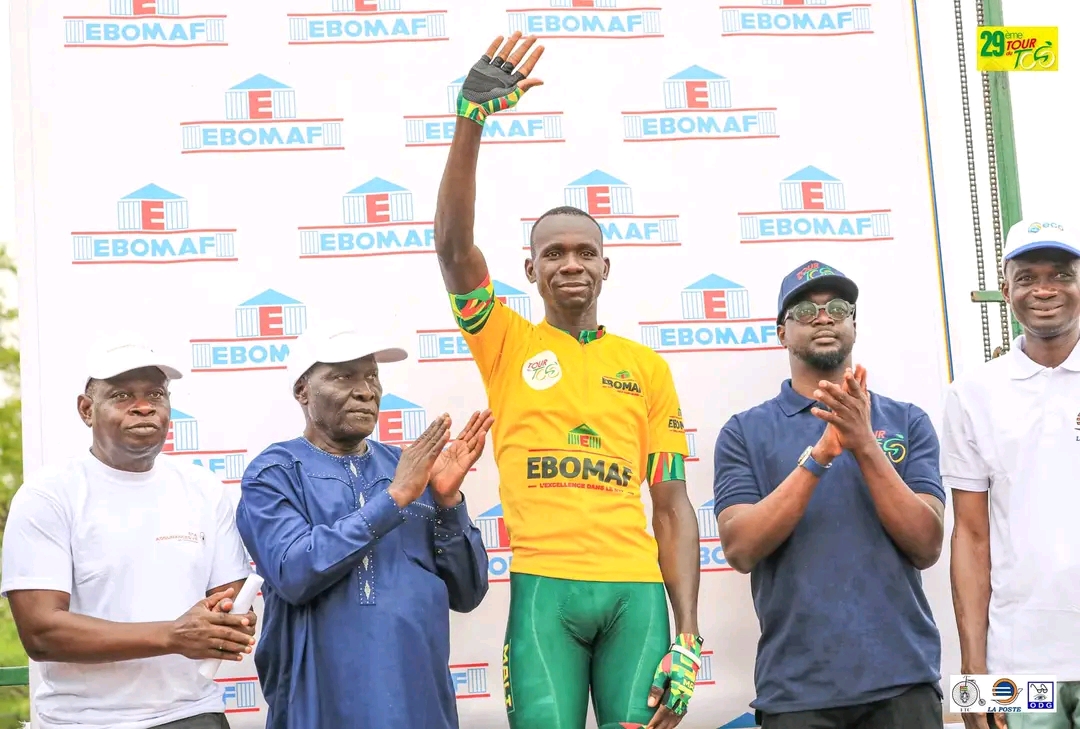 Diallo Yacouba récupère le maillot jaune au Tour du Togo 2024