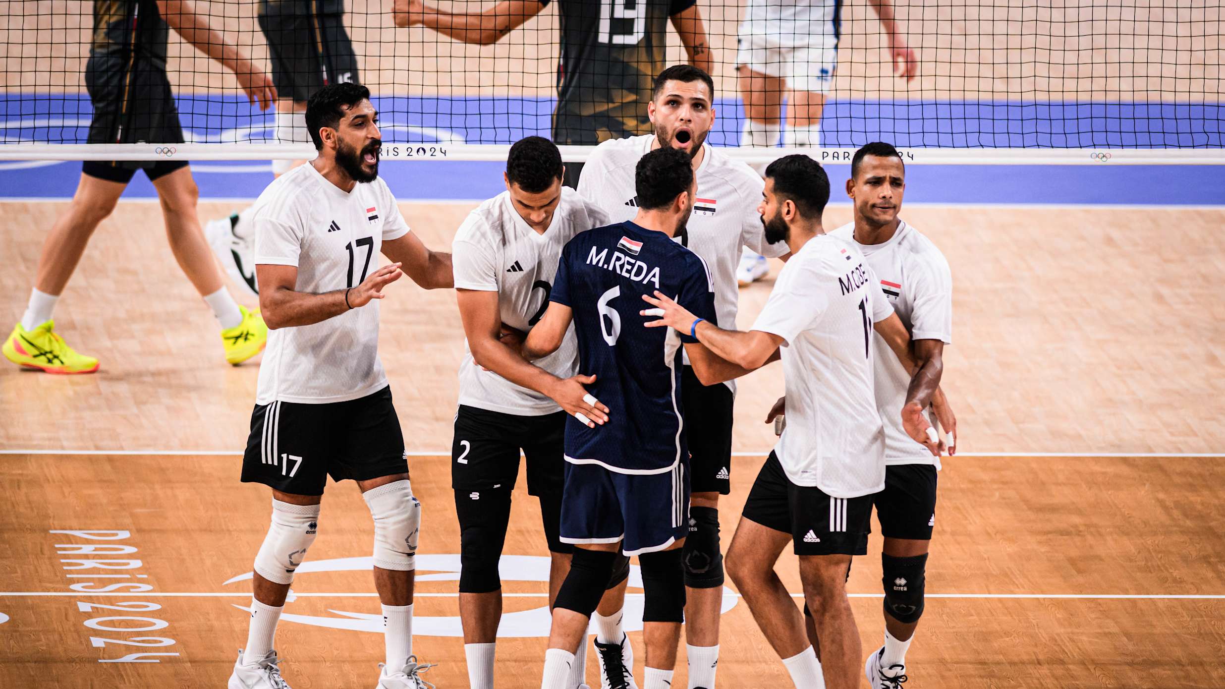 Joueur de volleyball de l'équipe égyptienne