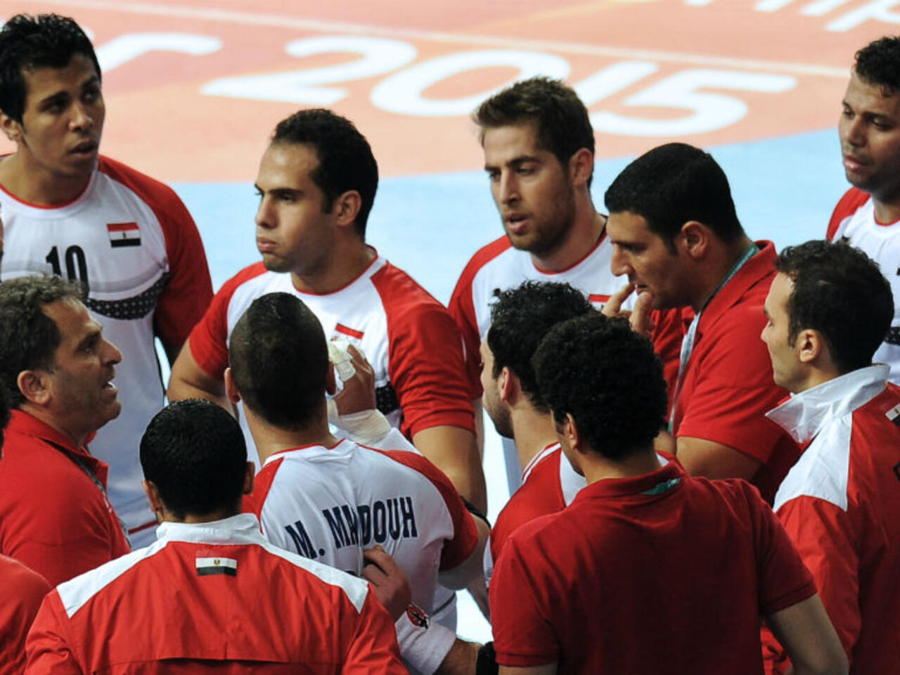 L'Egypte affronte le Danemark lors du tournoi masculin de handball des JO 2024