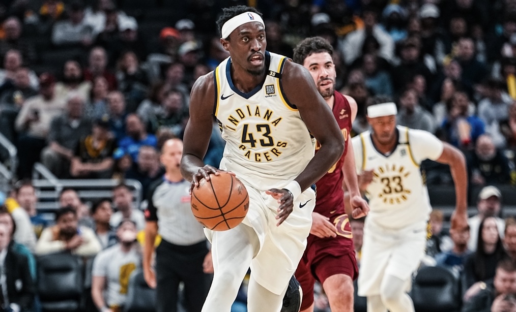 Pascal Siakam lors d'un match avec les Pacers de l'Indiana