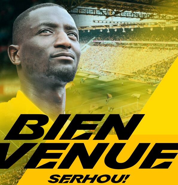 Serhou Guirassy avec le maillot du Borussia Dortmund