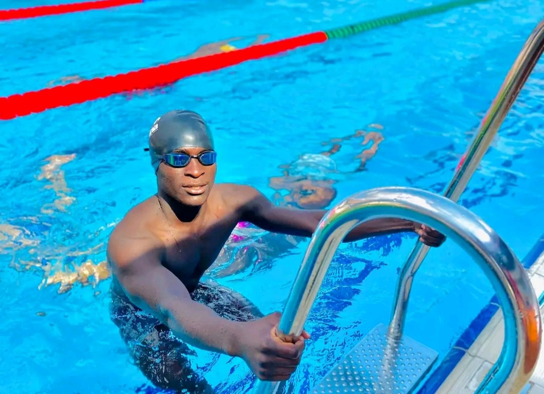 Souleymane Naparé, nageur burkinabè participant aux Jeux olympiques de Paris 2024